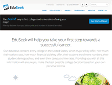 Tablet Screenshot of eduseek.com